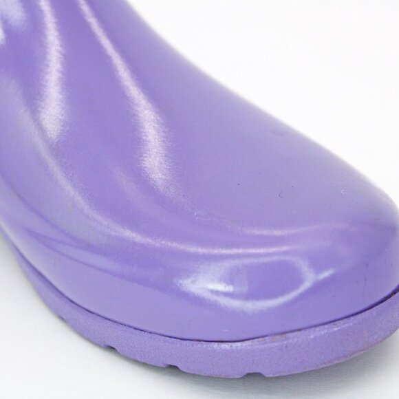 Hunter Women's Purple Original Tall Gloss Rain Boots Thistle: Size 6 US/37 EU - Picture 4 of 9